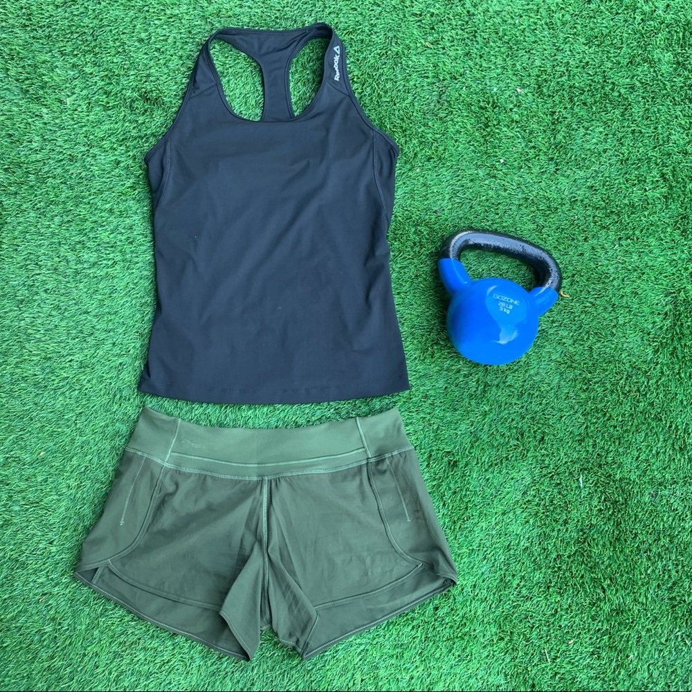 Reebok Black Racerback Tank